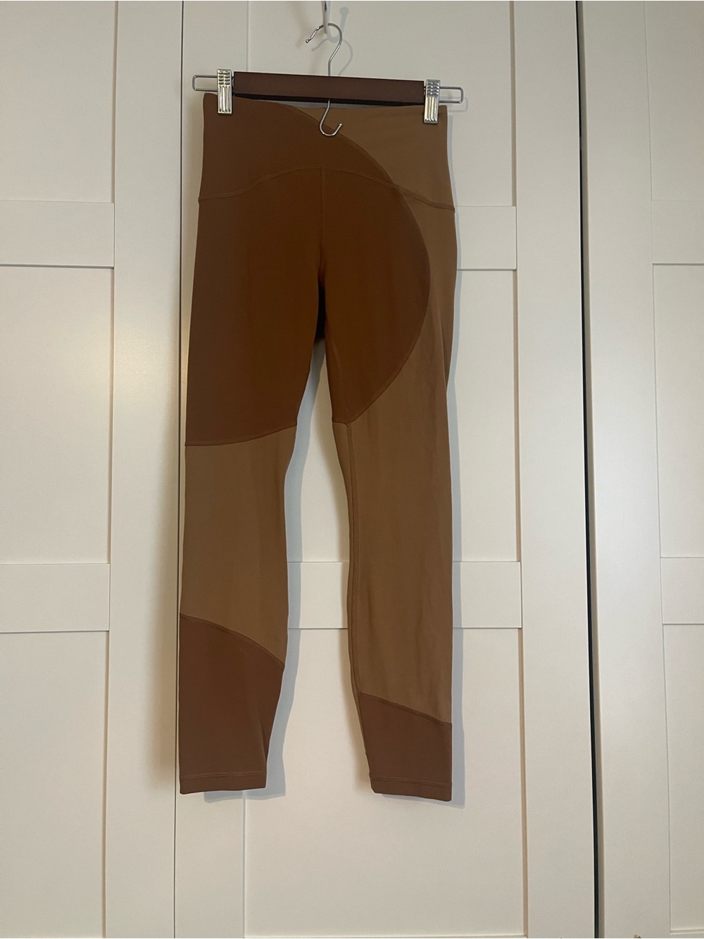 lululemon athletica Brown Colorblock High-Rise Leggings